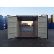 Conteneur maritime double-door 20 pieds - Double accès, robuste et polyvalent_0