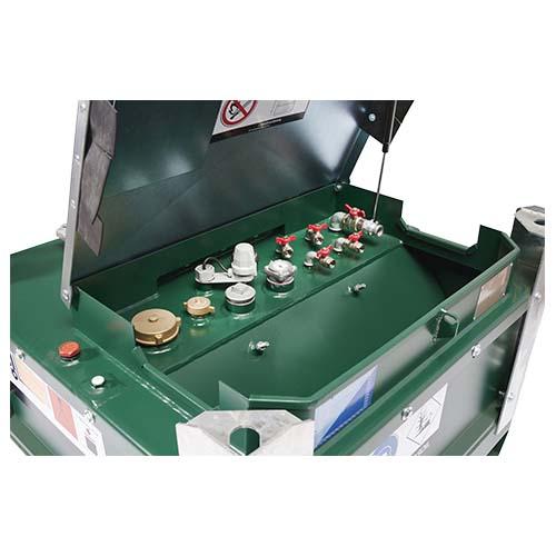 Cuve chantier GNR 950 litres - ADR GRV - Acier double paroi - Compacte et robuste_1