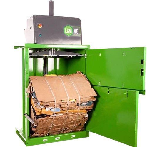 Presse à balles V8 - Compacteur hydraulique vertical - Balles de 100 à 180 kg - Compactage jusqu'à 90%_1