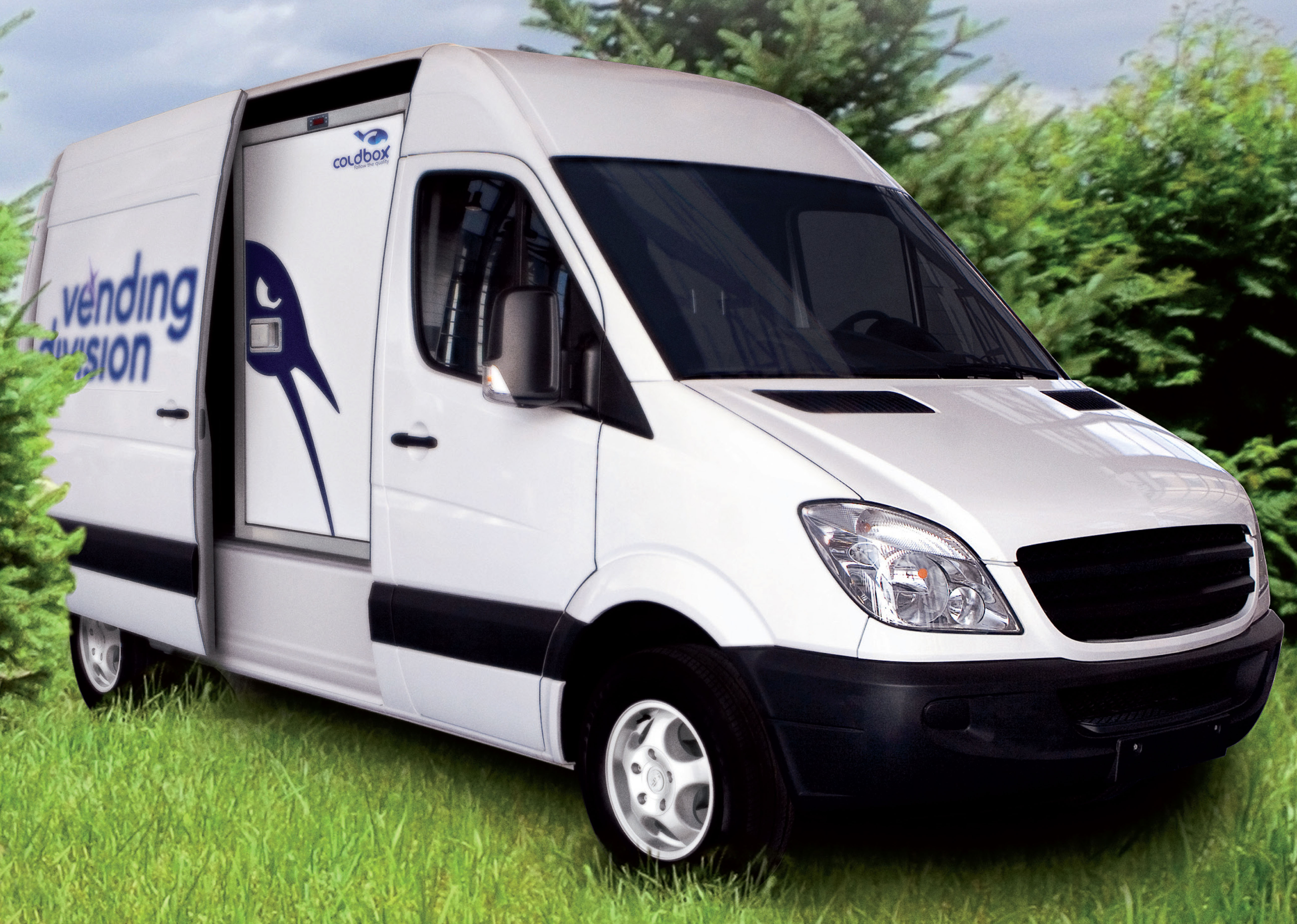 Refrigerateur pour vehicule de livraison ouverture par le haut_1