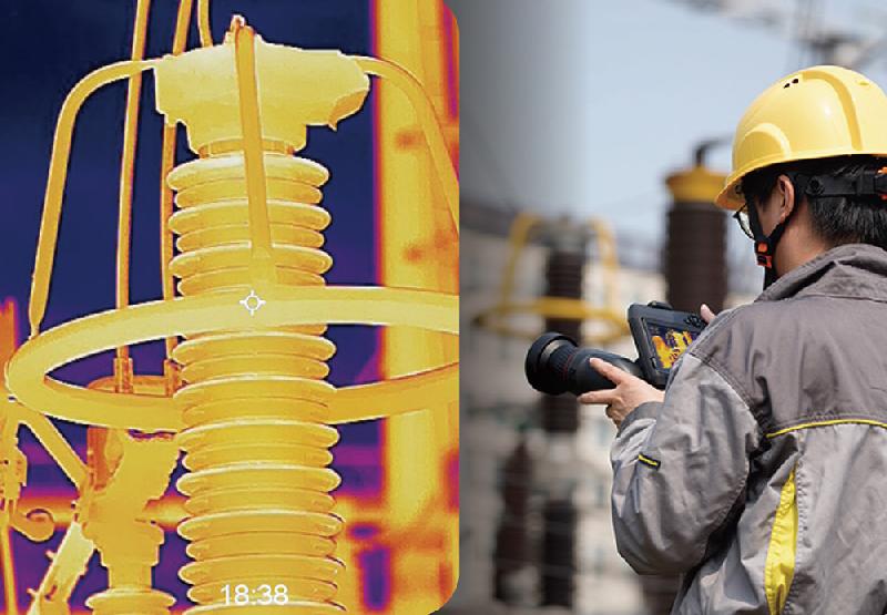 Caméra thermique SP60 HIKMICRO - 640x480 px, -20°C à +650°C, écran 5'' inclinable, 25 Hz, lentille interchangeable_1