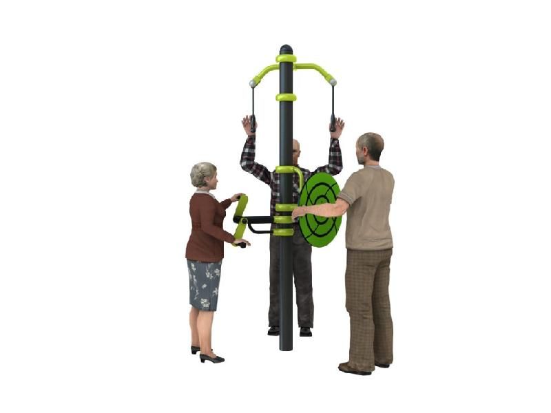 Combiné Sénior 2 avec pédalier à main, volant et parachute - Gamme Seniors_1