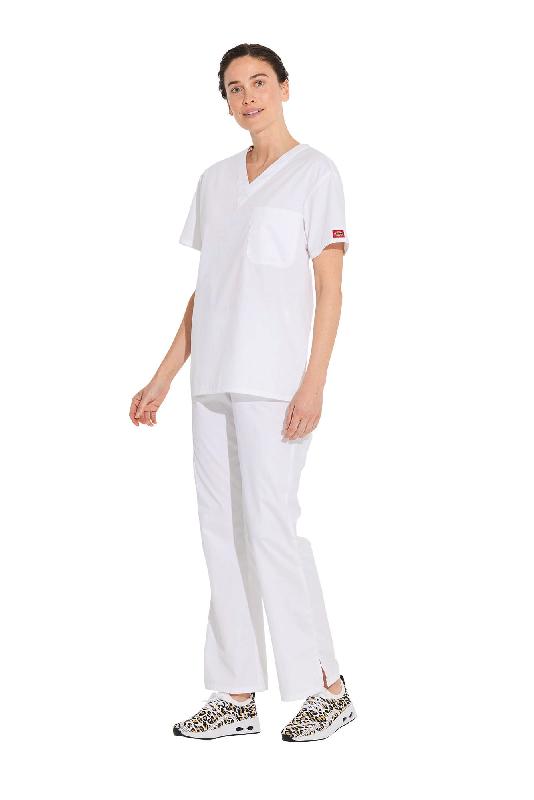 Haut col V unisexe - Dickies Medical - Réf: DKE83706 - 55% coton / 45% polyester_1