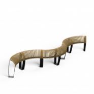Nova c perch assis-debouts publics - green furniture concept - contreplaqué chêne et frêne_0
