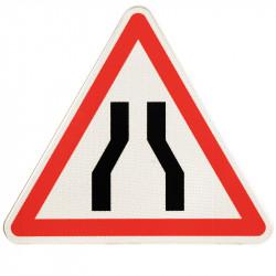 Panneau de danger A3 - Chaussée rétrécie - WP Signalisation - Thermoplastique, Innov ou Tradition, Classe 1 à 3_1