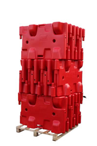 Séparateur de voie K16 - Hauteur 750mm - BALIROAD PLUS - Plastique recyclable - Norme NF P98-454_1