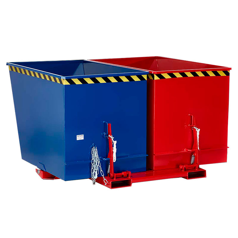 Benne basculante à compartiments duo 2x900l_1