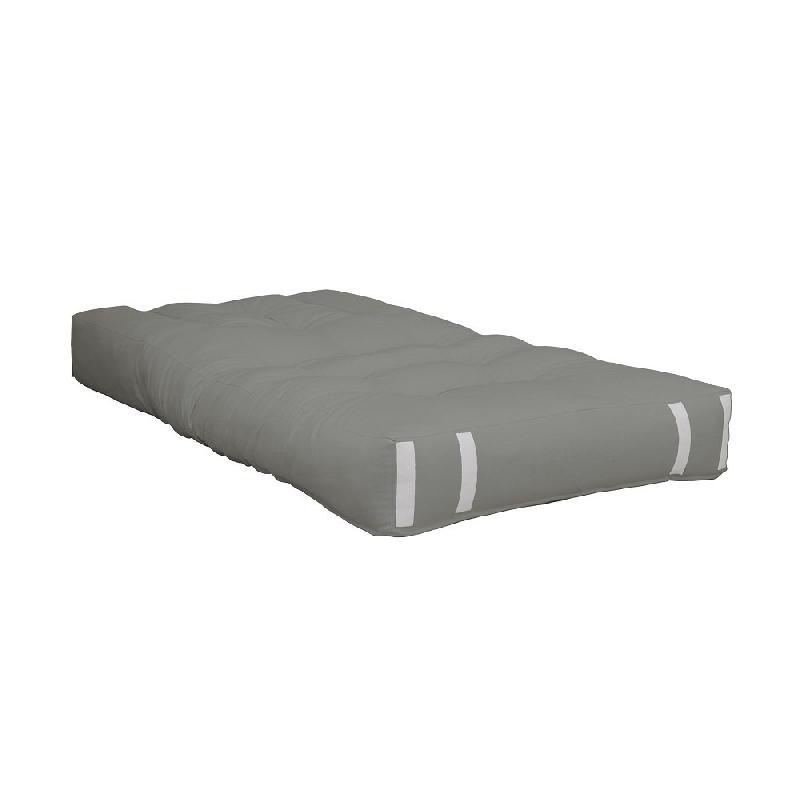 Fauteuil futon convertible HIPPO CHAIR - standard, gris - matelas 90x200 cm_1
