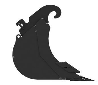 Godet d'excavation-mini-pelle - caterpillar finance france - 450 mm (18 in) - poids 121 kg_1