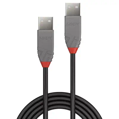 LINDY 0.5m usb 2.0 type a cable anthra line usb type a_1