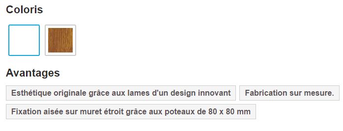 Clôture PVC CL 13 C / TYPE 03 C - CG PRO - Barreaudage horizontal par lames PVC avec renfort métallique et plusieurs dimensions_1