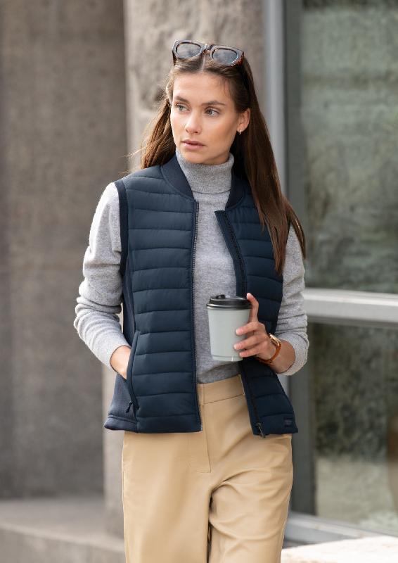 Gilet hybride haut de gamme - Vesper Femme - Bleu Marine - Nimbus_1