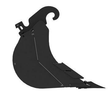 Godet d'excavation-mini-pelle - caterpillar finance france - 600 mm (24 in) - poids 77 kg_1