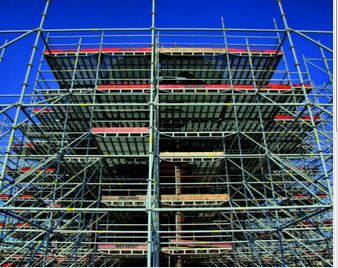 Échafaudage multidirectionnel MODUL - échafaudage de façade - largeur 0,73 m à 1,09 m - système adaptable et sécurisé_1