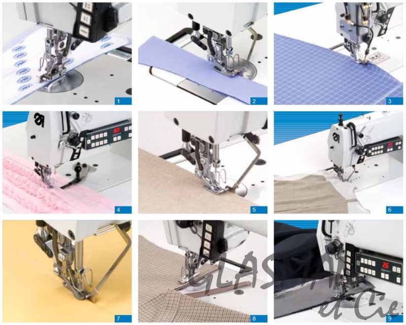 Machine à coudre industrielle double entrainement Durkopp ADLER 275 - Point noué (301)_1