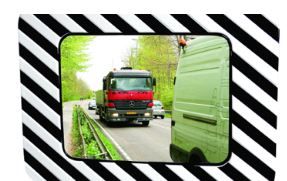 TM-F Miroir routier - Dancop - Acrylique, Polycarbonate et Inox - Fixation résistante aux vents_1