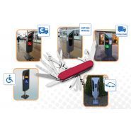 Borne de stationnement dissuasive et multifonctionnelle pour PMR, livraisons, arrêt-minute - Technolia_1