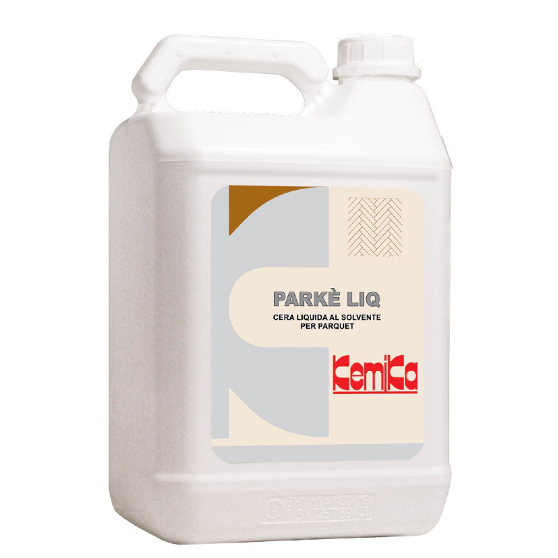 Kemika parke liq cire liquide aux solvants pour l'entretien et la protection des sols en bois et ses derives kemika 5l_1