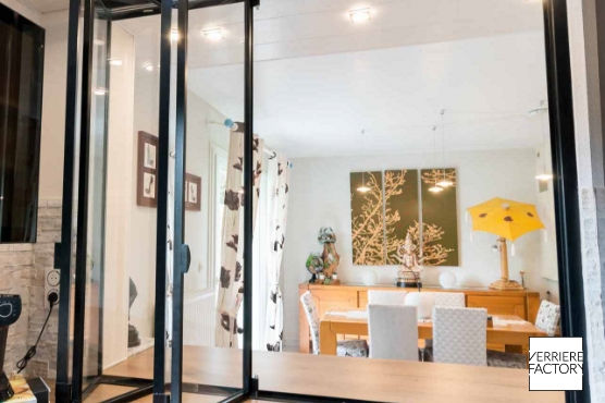 Verrière accordéon sur mesure, en version coulissante ultra contemporaine_1