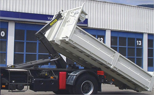 Bras amovible HPC pour camion - capacité 14 à 16T - système multi-caissons_1