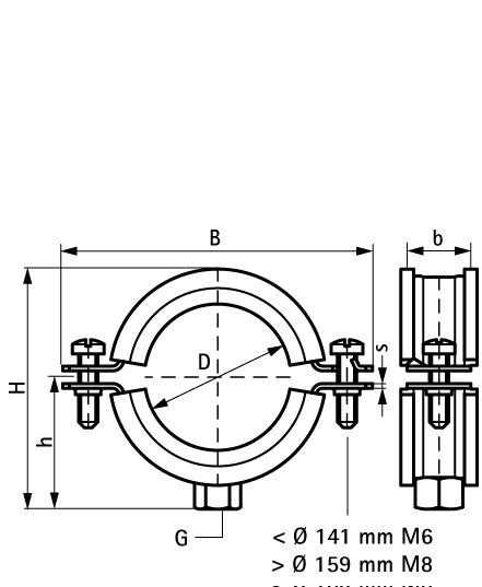 Colliers de fixation inox Walraven France - diamètre 11 à 14 mm - Bifix 1301 avec isogaine et fermeture rapide_1