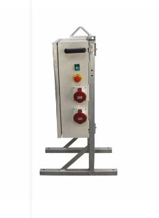 Mcpatcx511 - Armoires électriques de chantier - H2MC - fil incandescent 960°C/V0 - polyester 63A IK10/IP66 RAL7035_1