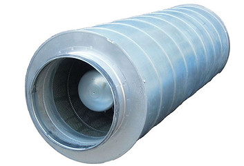Silencieux rectangulaire ou circulaire - baffles intégrés dans une gaine prête à poser_1