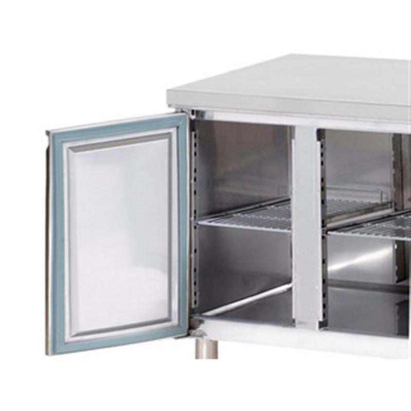 Table desserte positive centrale profondeur 600 - 2 portes | L2g - SNACK2100TN-L2G_1