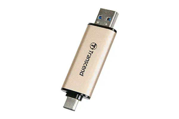 Transcend JetFlash 930C lecteur USB flash 128 Go USB Type-A / USB Type-C 3.2 Gen 1 (3.1 Gen 1) Or_1