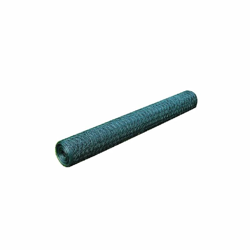 Vidaxl grillage acier galvanisé et revêtement en pvc 25x0,75 m vert 140410_1
