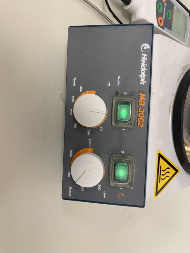 Agitateur magnétique de laboratoire d'occasion, chauffant - mr3002 heidolph - p2301-2068_1