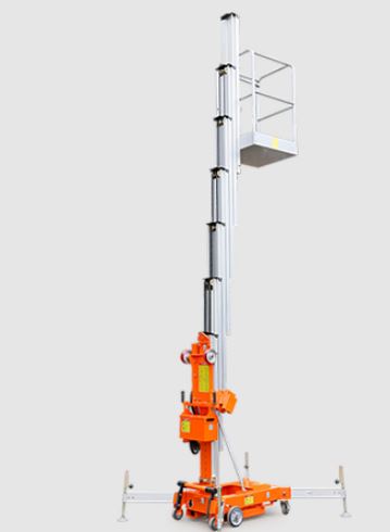 Nacelle à poussée manuelle - élévation verticale - AWP - Hauteur de travail 8m à 12m - Capacité 150kg_1