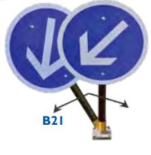 Panneau autorelevable Baliflex - Sodimar - Reprend sa position initiale après impact - Chevron J4 disponible_1