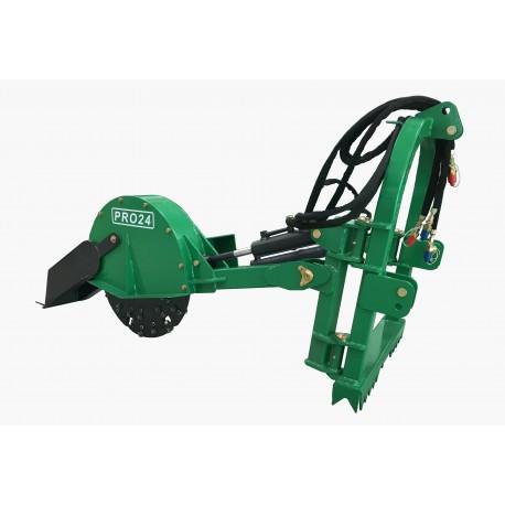 ROGNEUSE DE SOUCHES GEO PRO 24 - DESSOUCHEUSE - PRISE DE FORCE TRACTEUR_1