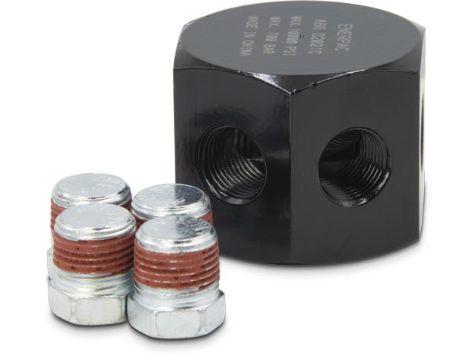 A66, 6 Port, Hexagon Hydraulic Manifold, 58 mm Long_1