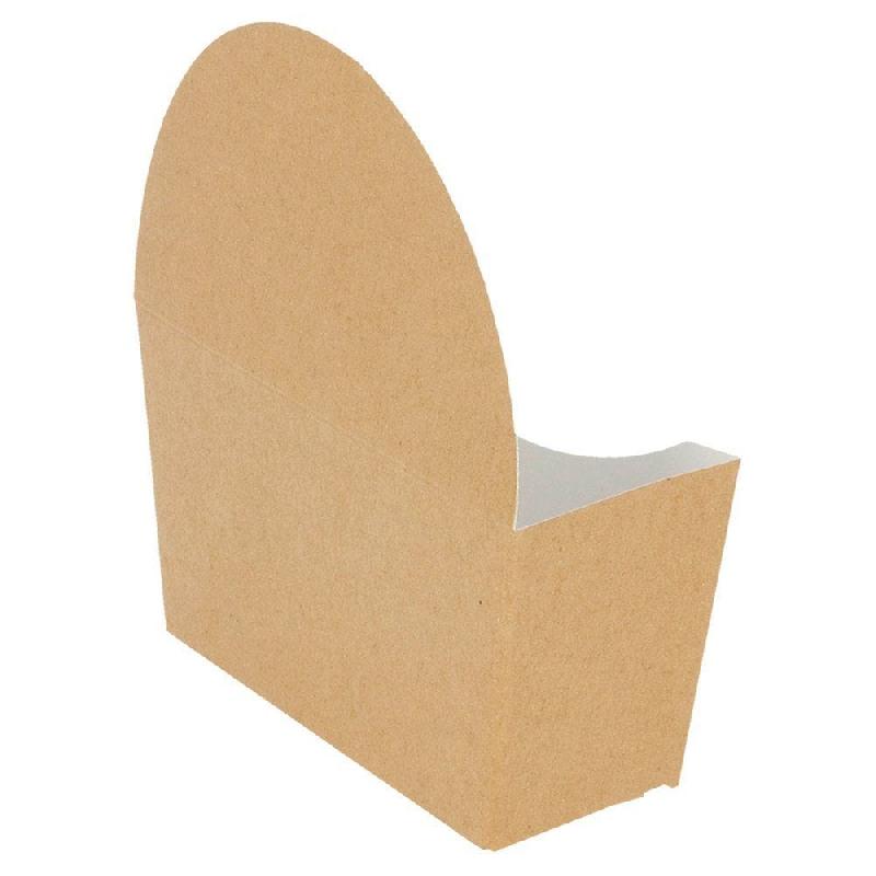 Boîte pour bagel carton brun 12x6x12cm - par 100_1