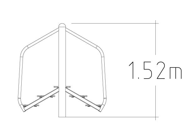 Équipement de fitness extérieur pour rééducation et remise en forme - Gym Step Challenge - 8061223 - Hags, marches larges et faible impact_1
