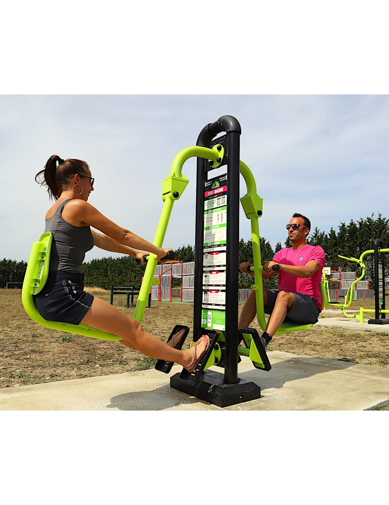 Equipement de Street Workout et Callisthénie en extérieur - Double squat_1