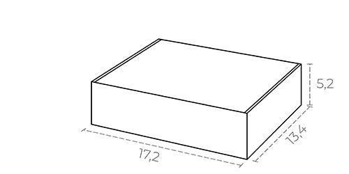 Boîte cadeau personnalisée FEFCO 427 - Smartpack - 18,8x14x5,5 cm - Boîte d'expédition résistante et facile à monter_1