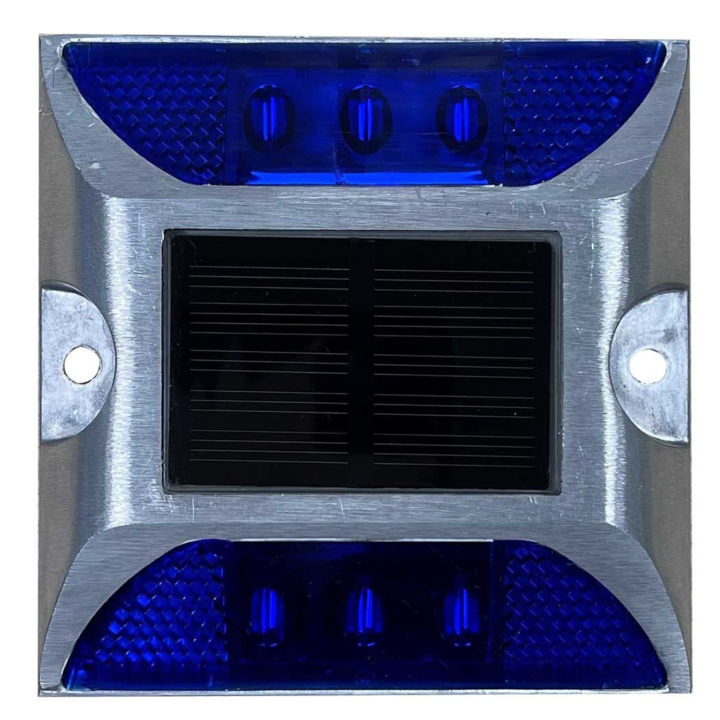 Plot routier solaire à leds - autonome avec panneau solaire - disponible en plusieurs couleurs_1