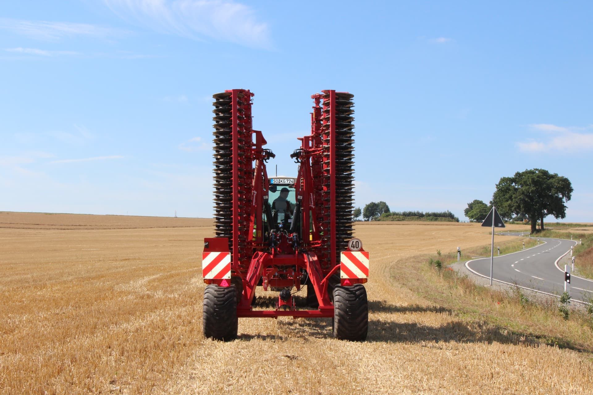Machine agricole légère Qualidisc Farmer pour réduire la compaction des sols