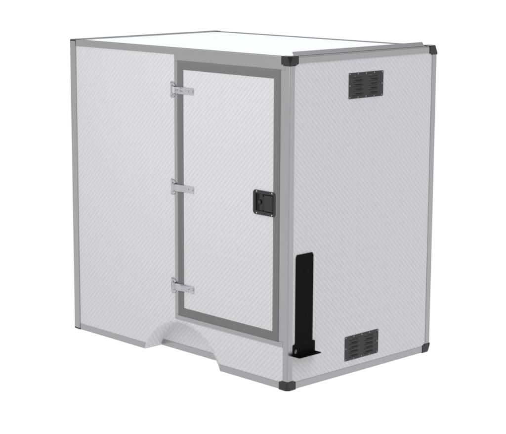 Vélo cargo triporteur VUF XXL FIT avec module Poly - 150 kg de charge utile - 1,5 m³ - Livraison urbaine_1