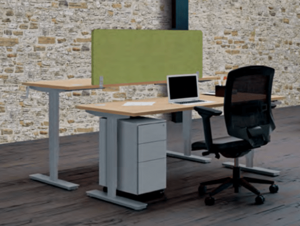 Envol Classic - Bureau droit à réglage mécanique (manivelle) - Buronomic - robuste et ergonomique_1