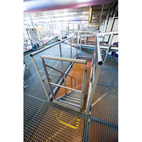 Plate-forme industrielle sur-mesure - structure acier tubulaire ou IPN - supportant toute charge utile_1