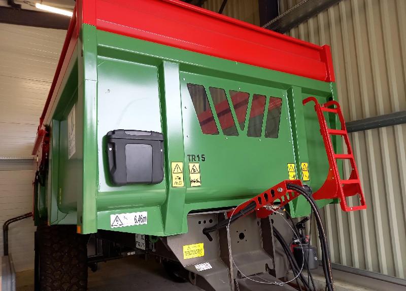 Remorque agricole monocoque - SIAM BMXL 100 - robuste et polyvalente, capacité de 12,5 à 20 tonnes_1
