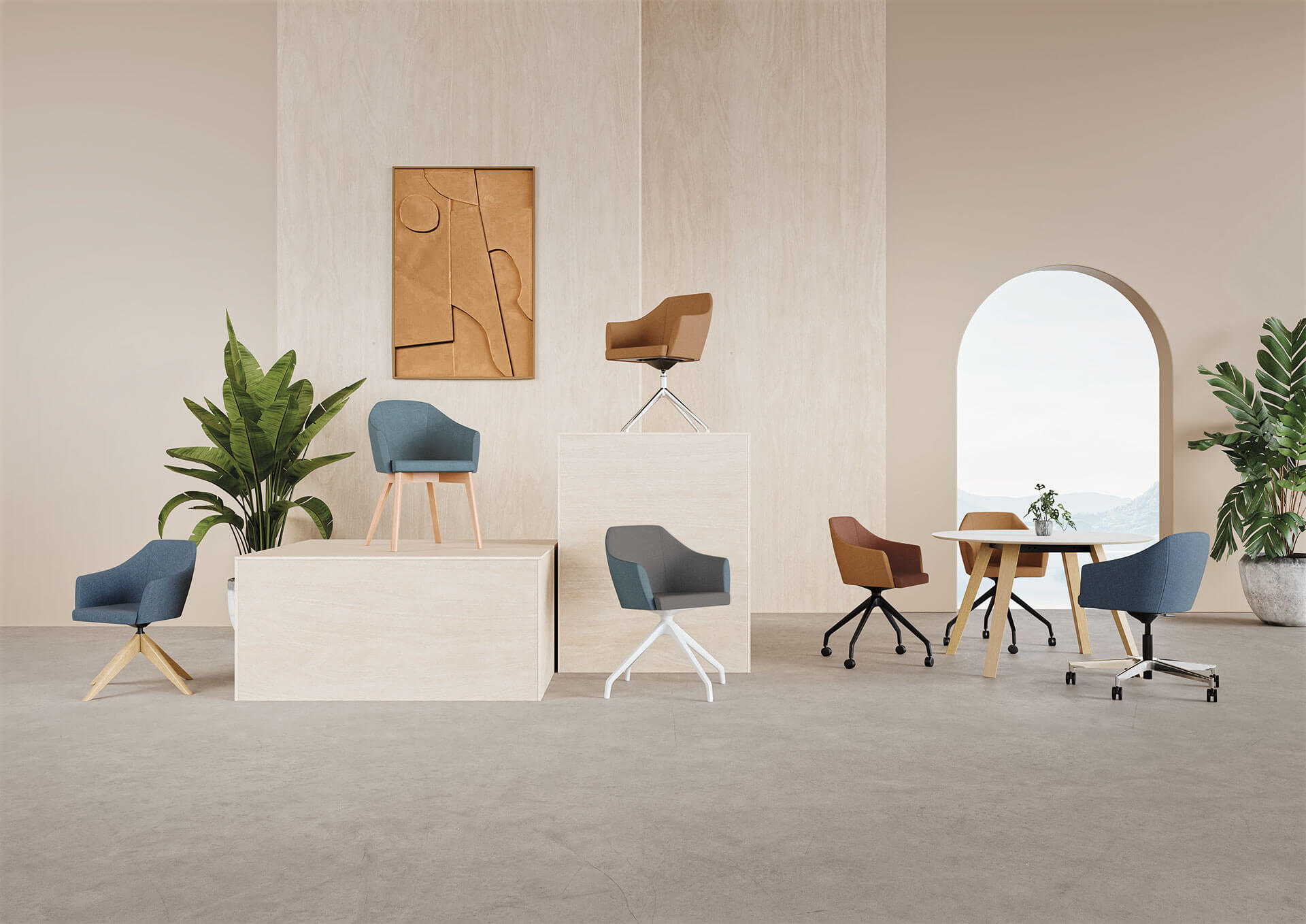 Chauffeuse design modulable Nani - Pour espaces accueil, détente et réunion - Fabrication française et garantie 10 ans_1