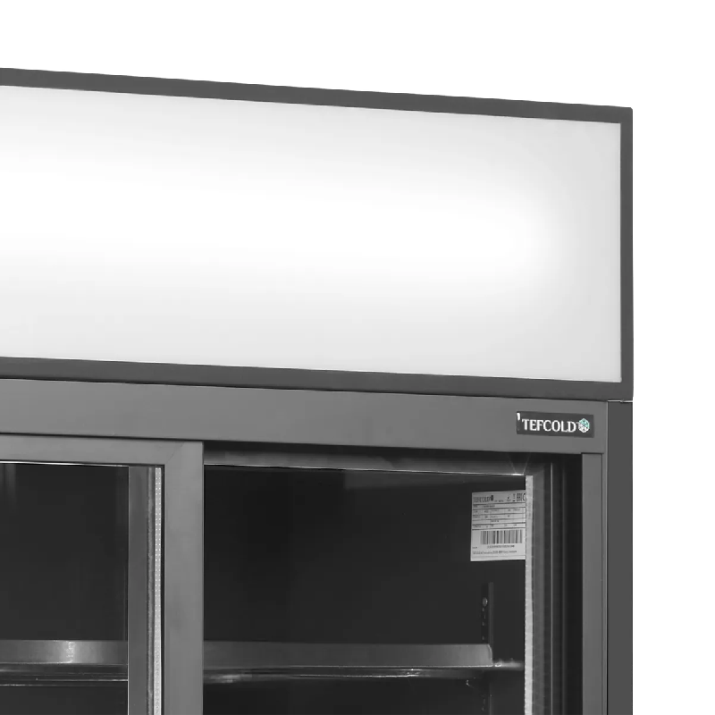Vitrine réfrigérée FSC891S Black- 2 portes TEFCOLD_1