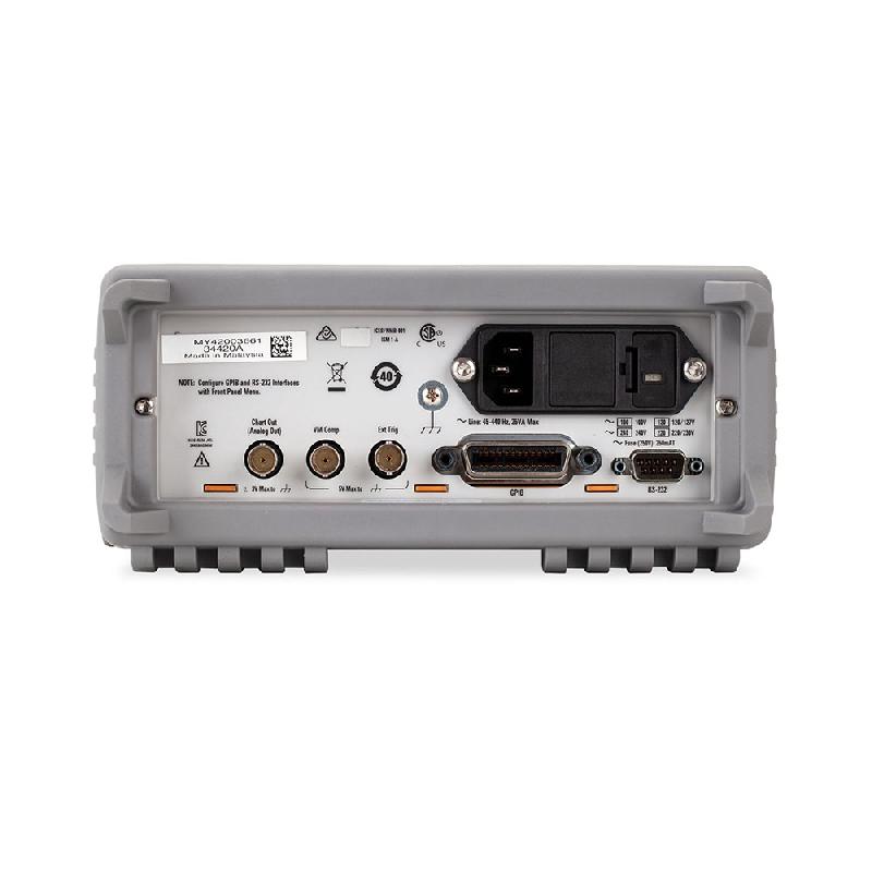34420A - Micro-ohmmètre numérique de table 7,5 digits avec nanovoltmètre 100 pV et 100 nΩ - Marque KEYSIGHT_1