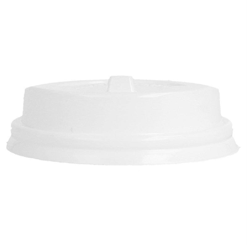 Couvercle blanc PS pour gobelet 12cl - par 1000_1