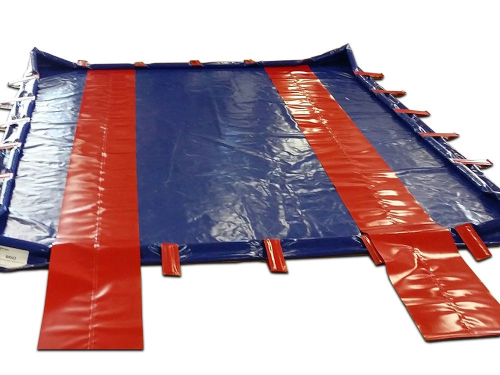 Plateforme de lavage et remplissage souple - engins et machines agricoles ou viticoles - Bac de rétention 25000L_1